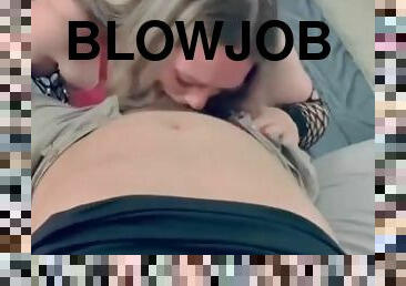 POV blowjob from bbw