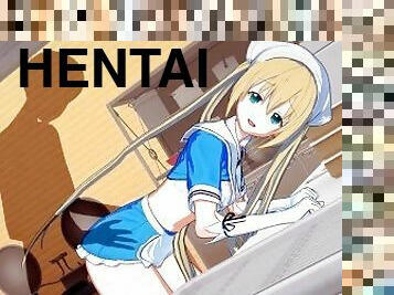 ?KAHO HINATA??HENTAI 3D??SHORT STATIC??BLEND S?