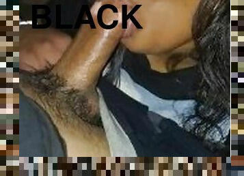 Black Chick Sucking Dick