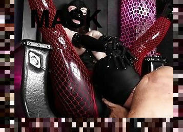 fitta-pussy, slav, cfnm, nätstrumpor, kinky, latex, docka, maskiner-mask