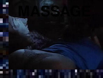 Cock massage with oily handjob from Malay amateur couple