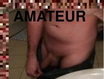 masturbation, amateur, énorme-bite, branlette, solo, bite