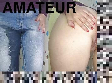 rumpe, pissing, pussy, amatør, milf, bbw, truser, stram, fetisj, jeans