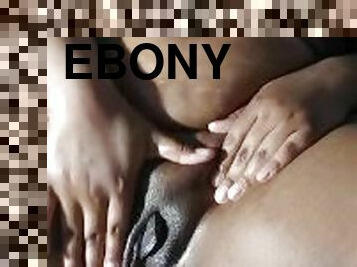 Ebony oil tease