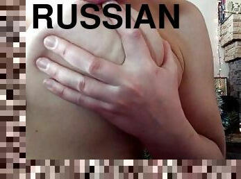Naked Russian MILF Gymnastics to Music