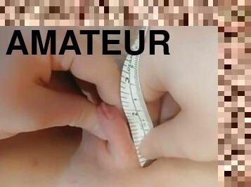 klitta, masturbation, fitta-pussy, amatör, tonåring, avrunkning, massage