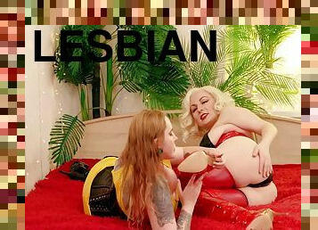 Boot Fetish And Facesitting Lesbian Sex Fun Of 2 Milfs