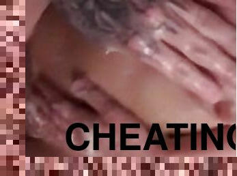 Cheating step sis wanted dick in the showet