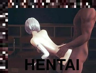 göt, orgazm, agzyna, milletara, döl-kremi, anime, hentaý, 3d, göt-butt