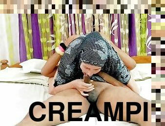 BBC CREAMPIE MY PUSSY WITH CUM- WOW ARAB GIRL