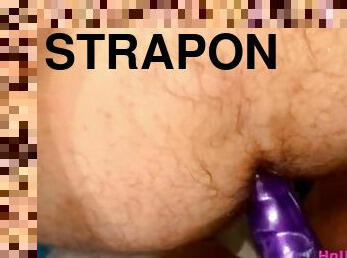 strapon, anal, knulling-fucking, ekkel, rumpe-knulling