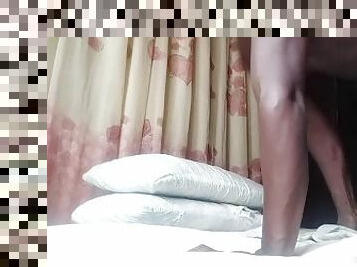 Masked Ebony African Showing off His Sexy Body and Legs..... dablackpee