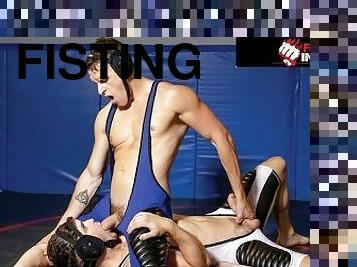 Hunk Wrestler Pinned N' Facefucked - Devin Franco, Shane Cook - FistingInferno