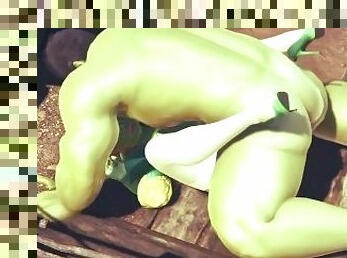 Princess Fiona get Rammed by Hulk