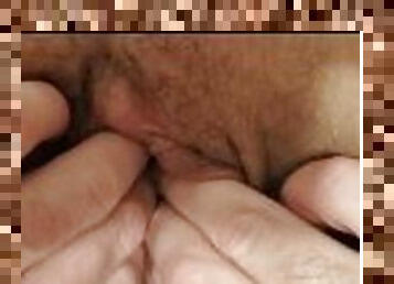 fisting, orgasme, fisse-pussy, sprøjte, kone, amatør, anal, fingering, dobbelt, synsvinkel