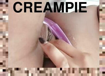 Creampie in My Satin Panties