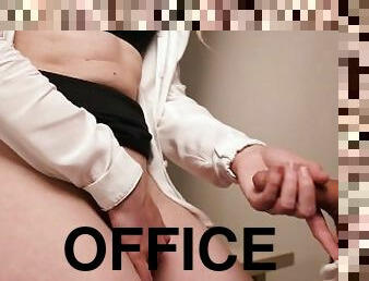 oszukujący, biuro, sekretarka, amatorskie, napalona, pieprzenie, siatkowe-stroje, dupa, szef