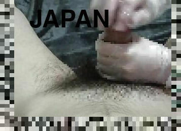 žena, striekanie-semena, japonské, robenie-rukou, masáž, pov