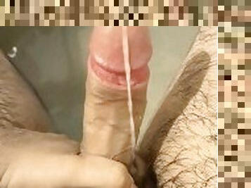 MASSIVE CUMSHOT AFTER 1 HOUR OF MASTURBATION