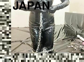 asiatisk, masturbation, orgasm, amatör, leksak, japansk, bdsm, fetisch, latex, bondage