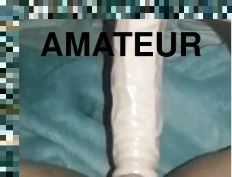 masturbation, amatör, tonåring, sprut, kåt, dildo, ensam, hårt