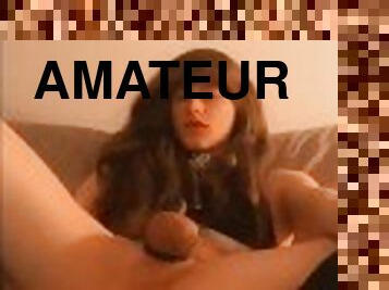 amatør, anal, cumshot, tenåring, leke, føtter, cum, kåt, dildo, goth