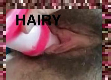 Big Dildo in Creamy Pussy