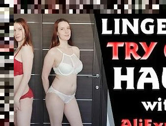 SPICY LINGERIE TRY ON HAUL with ALIEXPRESS