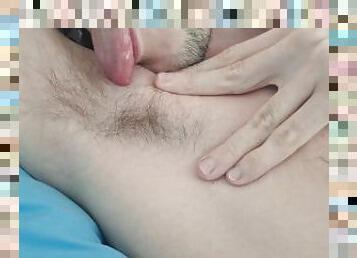 Tease my nipple and lick hairy armpit
