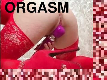 röv, orgasm, fitta-pussy, kvinnligt-sprut, milf, porrstjärna, italiensk, spansk, vått