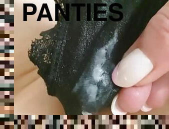 clito, masturbation, chatte-pussy, sale, culotte, ejaculation, fétiche, humide