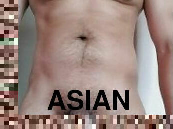 asiatisk, onani, brystvorter, amatør, udløsning, kæmpestor-pik, bøsse, spiller, sperm, fetish