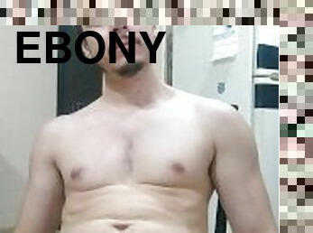 ebony, homofil, alene, baller, muskuløs, hvit, twink, pikk