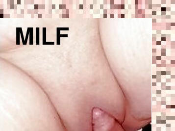 Hubby puts his Giant Dick inside my tight little pussy