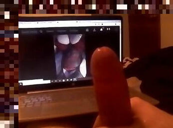 The last minute of teasing my cock to one of the most Beautiful pictures I've seen