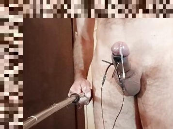 orgazmas, didelis-penis, žaislas, bdsm, nuleidimas, fetišas, solo, bybis