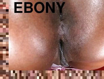 4k Closeup Of Sheisnovember Vulva, Ebony Anus, & Bubble Butt