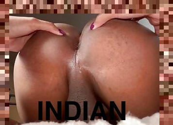 Hot Indian Babe Tongue Fucks BF Ass!