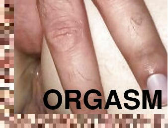 orgasme, fisse-pussy, legetøj, fingering, smuk, dildo, perfekt