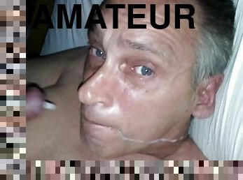 masturbation, amatör, cumshot, gay, juckande, sprut, kuk