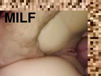POV: Rubbing Milfs Pussy with Big Dick and Fingering ass