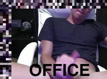 Quick cum at the office