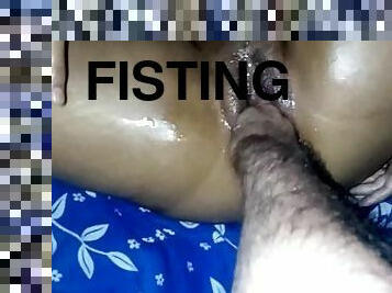 hundestilling, ekstrem, fisting, orgasme, fisse-pussy, anal, bdsm, fingering, synsvinkel, lille