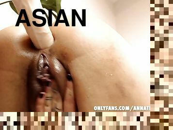 asiatisk, rumpe, orgasme, pussy, amatør, anal, tenåring, leke, pov, cum