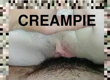 doggy-style, fitta-pussy, amatör, cumshot, gigantisk-kuk, tonåring, creampie, rödhårig, sperma, petit