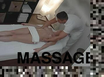 Blonde Model On The Massage 2