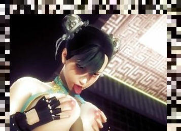 Chun Lee Cow girl POV  Street Fighter Parody