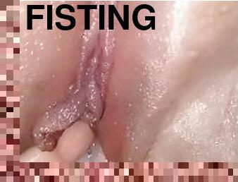 fisting, pussy, amatør, bbw