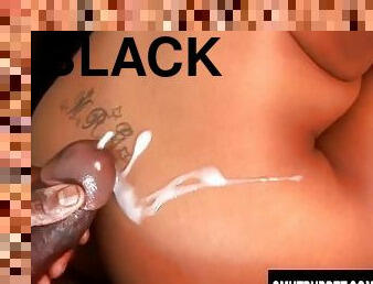 Dark Skinned Babe Keira Sucks a Thick Black Cock and Rides It Good