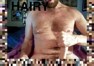 hairyartist in big fat hairy cock JO